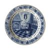 Birth plate   Delft blue 2
