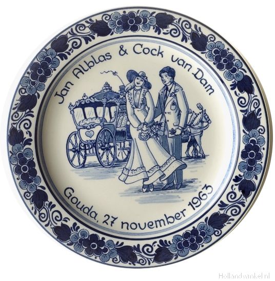 Met andere woorden Australische persoon gordijn Huwelijksbord, Delfts blauw Nederlands mooiste Delfts blauw