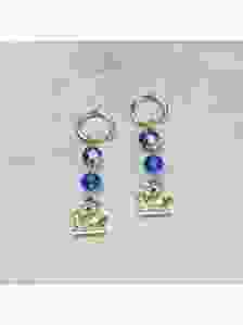 Oorbellen bedel kussend paar