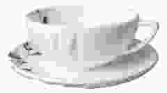 Design Cup and saucer "Blue Fold"