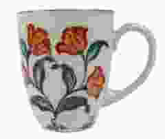 Mug Green with Orange Tulip