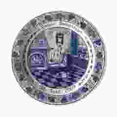 Geboortebordje Delfts blauw 2