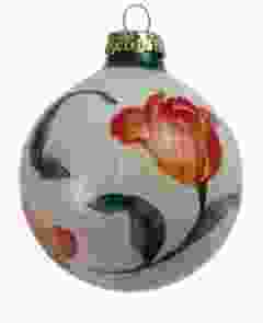 Christmas bauble  orange tulip