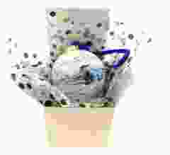 Kerstbal Cadeau XL - Ijsvogel