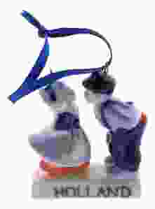 Christmas pendant "Kissing Couple"