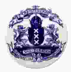 Fridgemagnet oval Amsterdam Logo