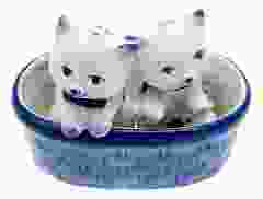 Peper & Salt shakers "Cats in basket"