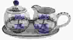 Suiker en Roomset Molen Delftsblauw