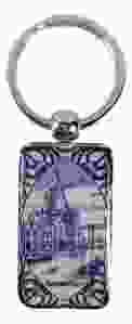Keychain "Delft Blue Windmill Amsterdam"