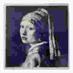 Tile "Girl with Pearl", 11 cm