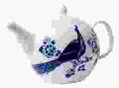 Theepot Paauw Blauw