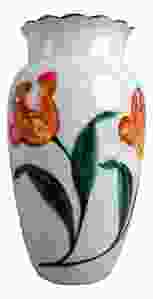 Vase Orange Tulip, 21cm