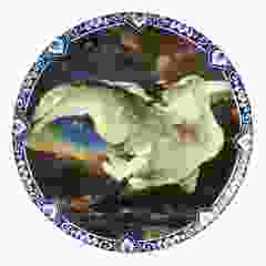 Wall plate "The Endangered Swan", size 31 cm