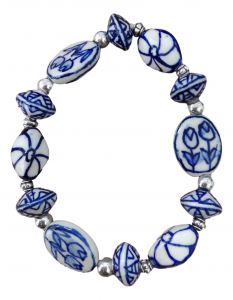 Bracelet Delft Blue A107 Tulips