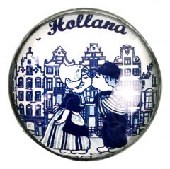 Glasmagneet "Kussend Paar"