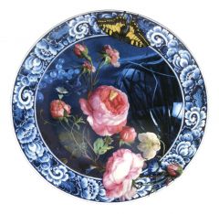 Wandbord "Bloemen van de Gouden Eeuw", 26 cm