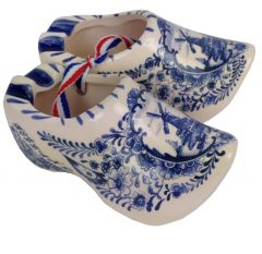 Set Delft blue Clogs, 10cm