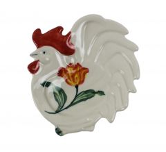Teabag holder Rooster, Orange