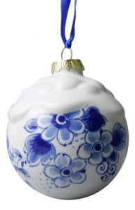 Christmas ball "Snowball Delft Blue"