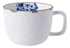 Cappuccino Kopje met oor "Blauwe Bloesem"