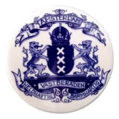 Koelkastmagneet rond Amsterdam Wapen