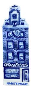 Magneet Delfts blauwe Chocolaterie Amsterdam