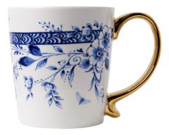 Mok Faience gouden rand