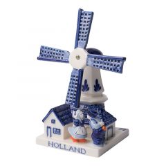 Molen met kussend paar, 17 cm