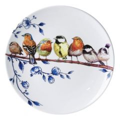 Wall plate "Forest Birds", size 26 cm