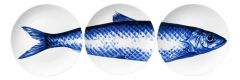 Wandborden Set "Vis" , afmeting 25 cm