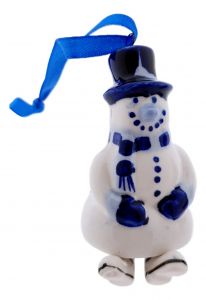 Snowman Delft Blue