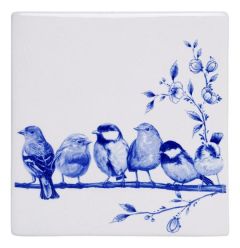 Tegel Bosvogels, 13 cm