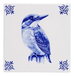 Tegel Ijsvogel, 13 cm