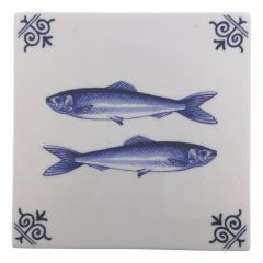 Tegel Vissen, 13 cm