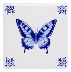 Tegel Vlinder, 13 cm