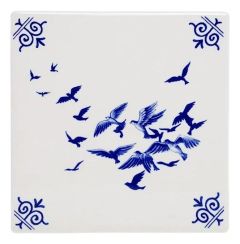 Tegel "Vogels" , 13 cm