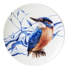 Wall plate "The Kingfisher", size 15 cm