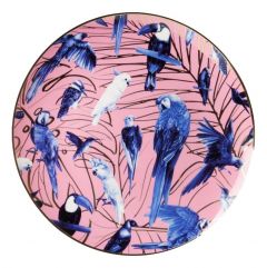 Wall plate "Tropical Birds",  size 31 cm