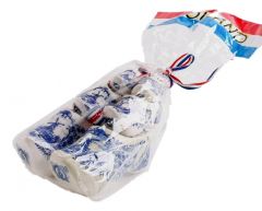 3 pair of clogs in a gift bag